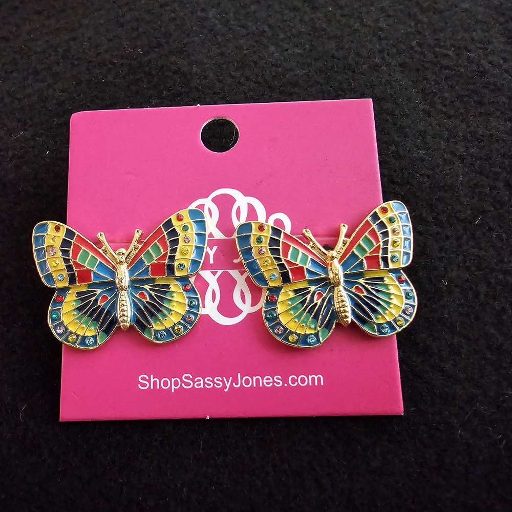 Sassy Jones Lovebird Earrings